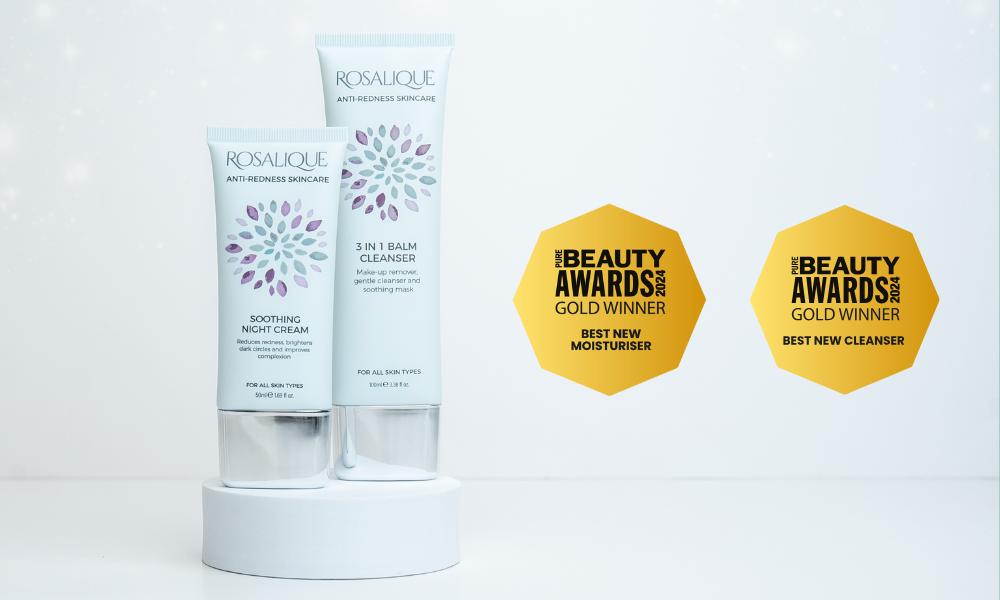 Rosalique wins double gold at Pure Beauty Awards 2024!