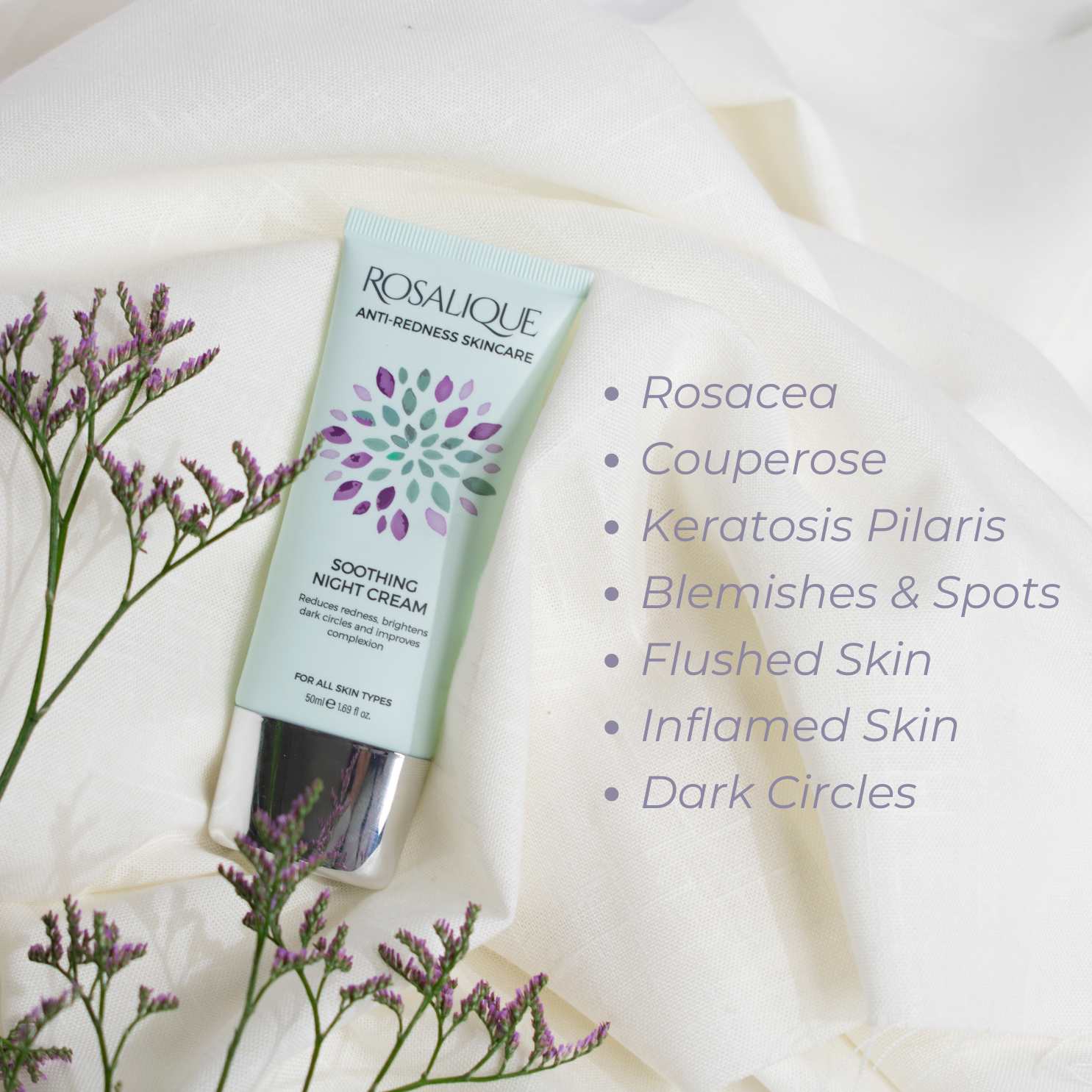 Rosalique Soothing Night Cream | Rosalique USA